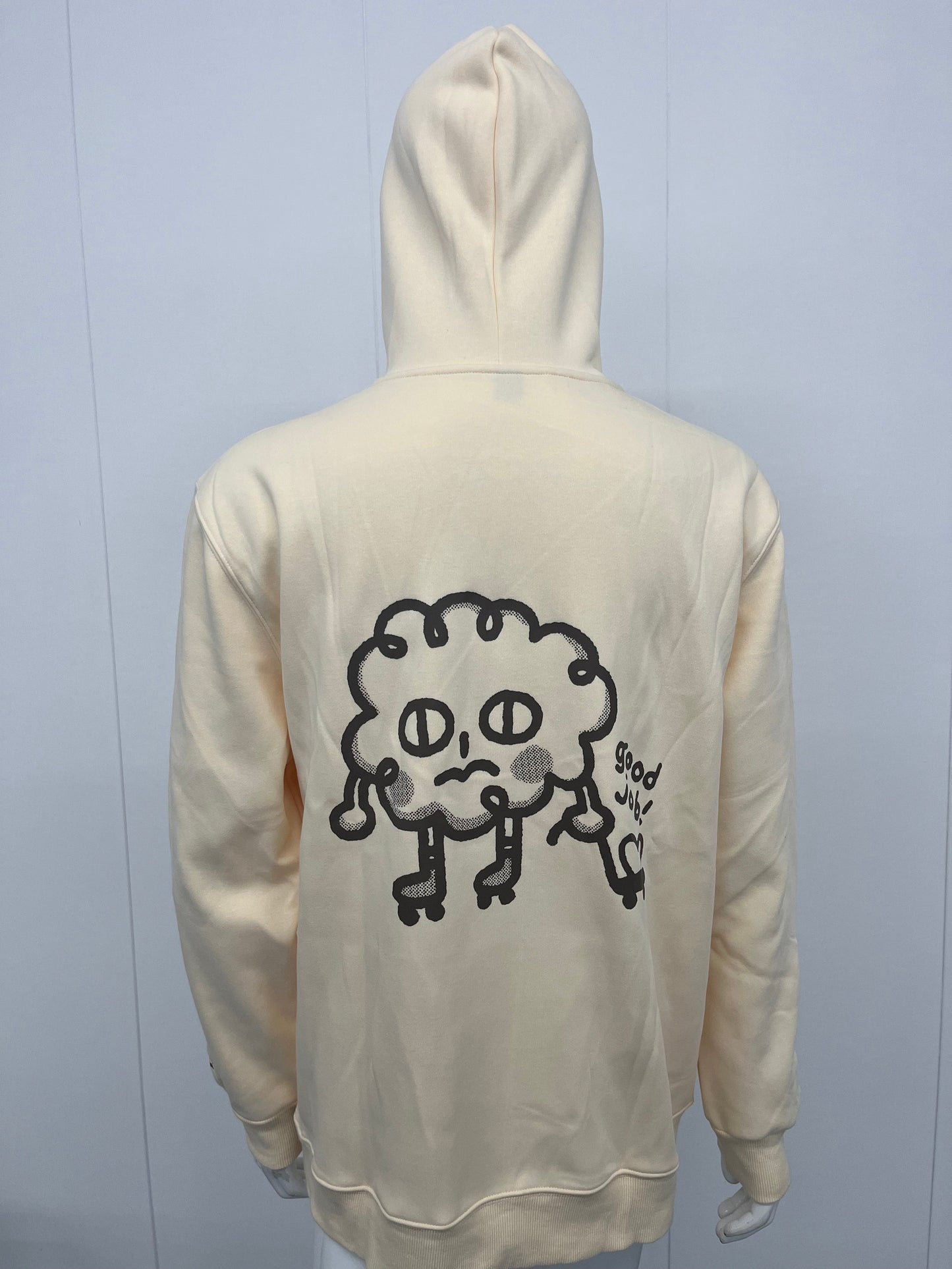 SHINZOU: Embroidered thick hoodie-4