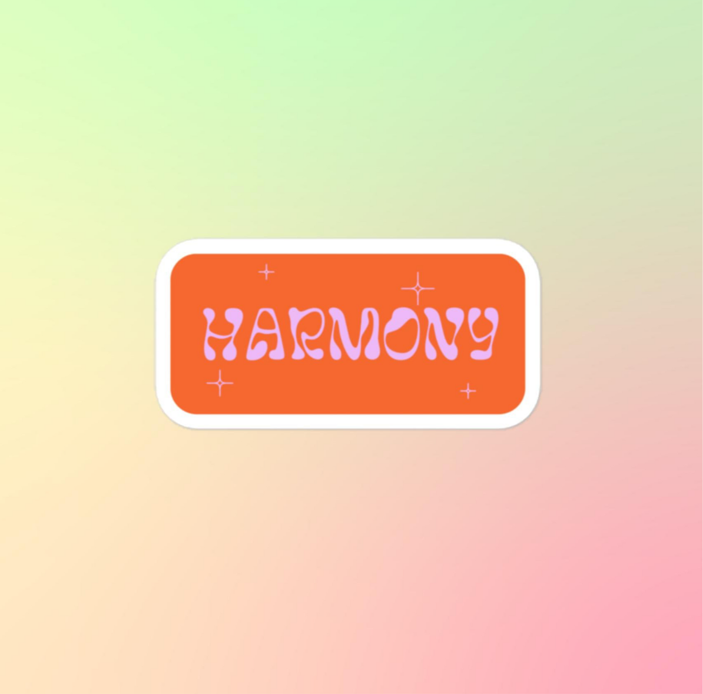 Harmony Bubble Sticker