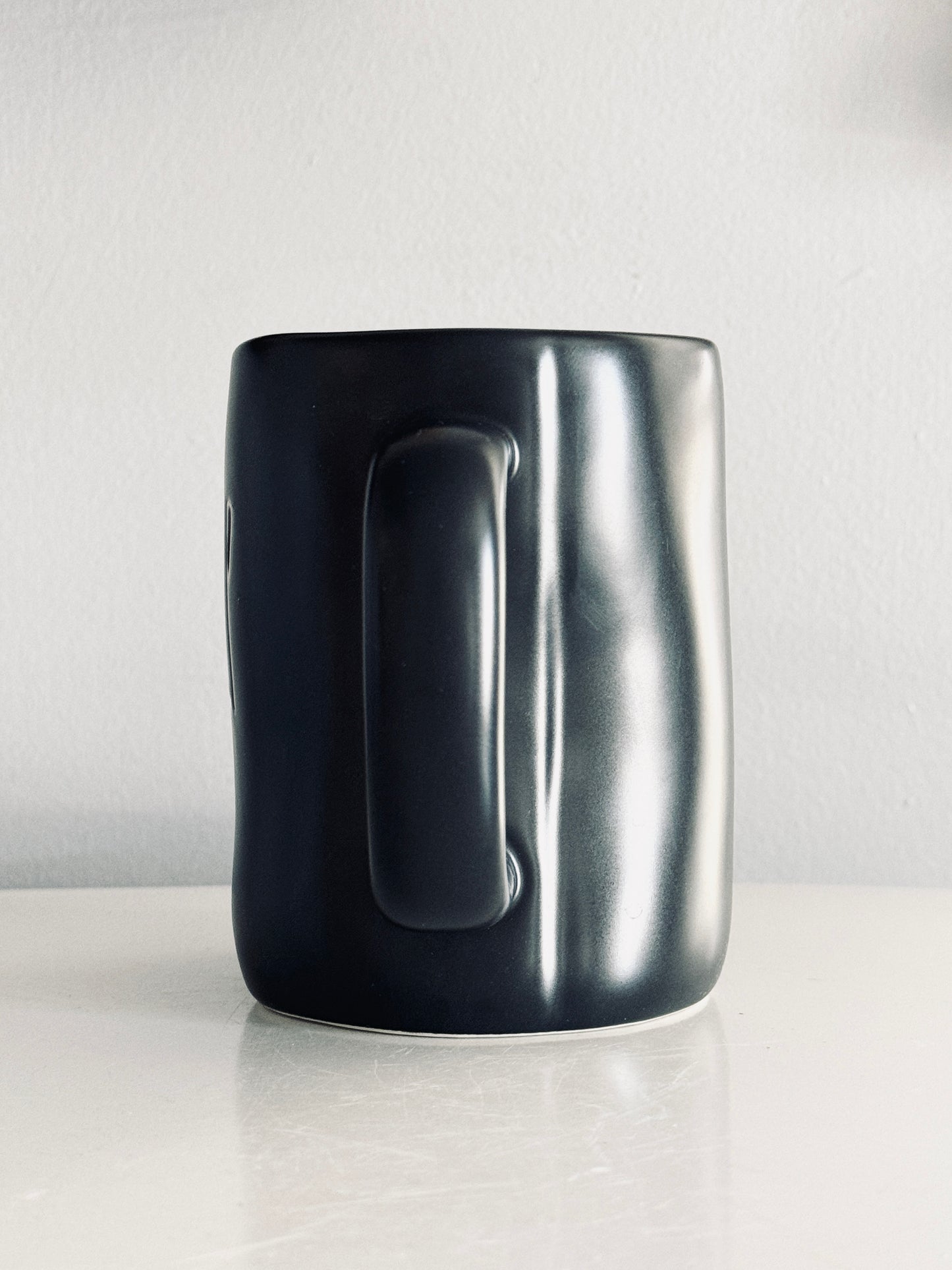 Rae Dunn by Magenta, Matte Black Gulp Coffee Mug Kitchen Accents