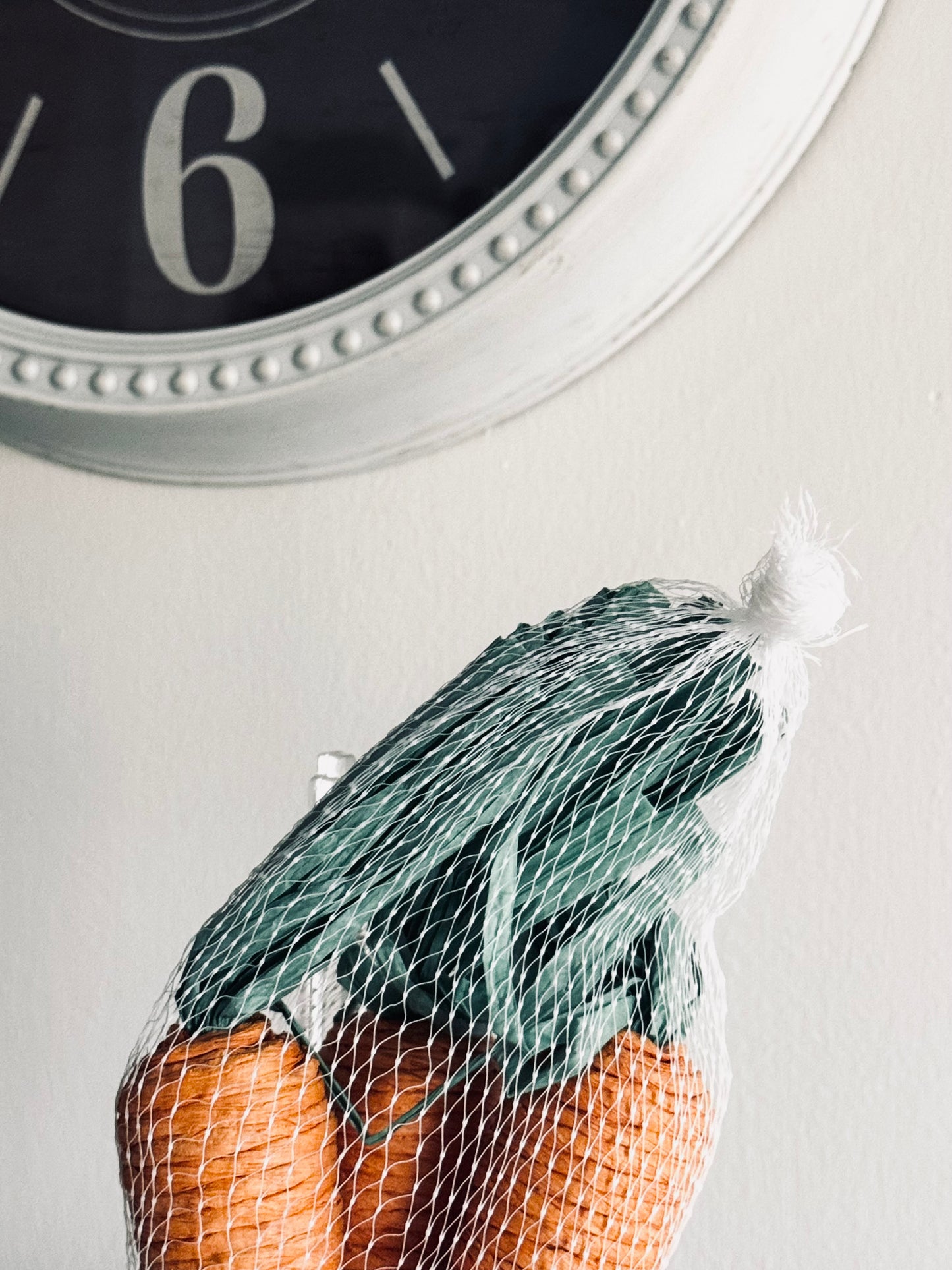 Orange Raffia Wrapped Faux Carrots, Set of Four Easter Home Decor Accents