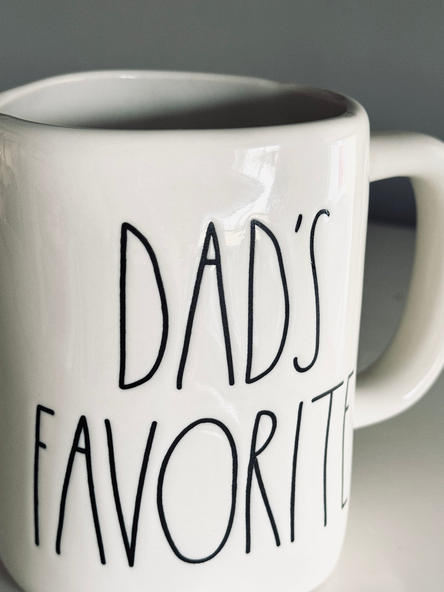 Rae Dunn by Magenta, Ceramic Dad’s Favorite Coffee Mug Kitchen Accents