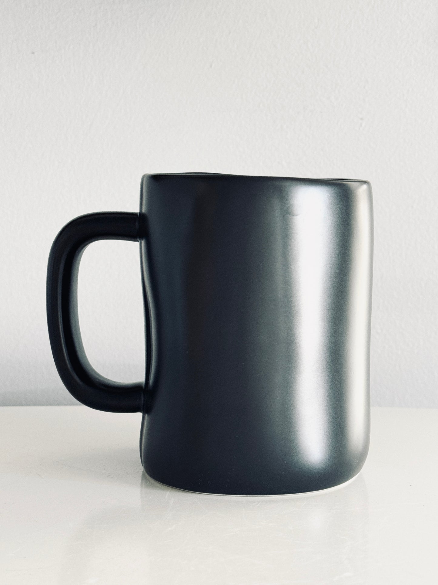 Rae Dunn by Magenta, Matte Black Gulp Coffee Mug Kitchen Accents