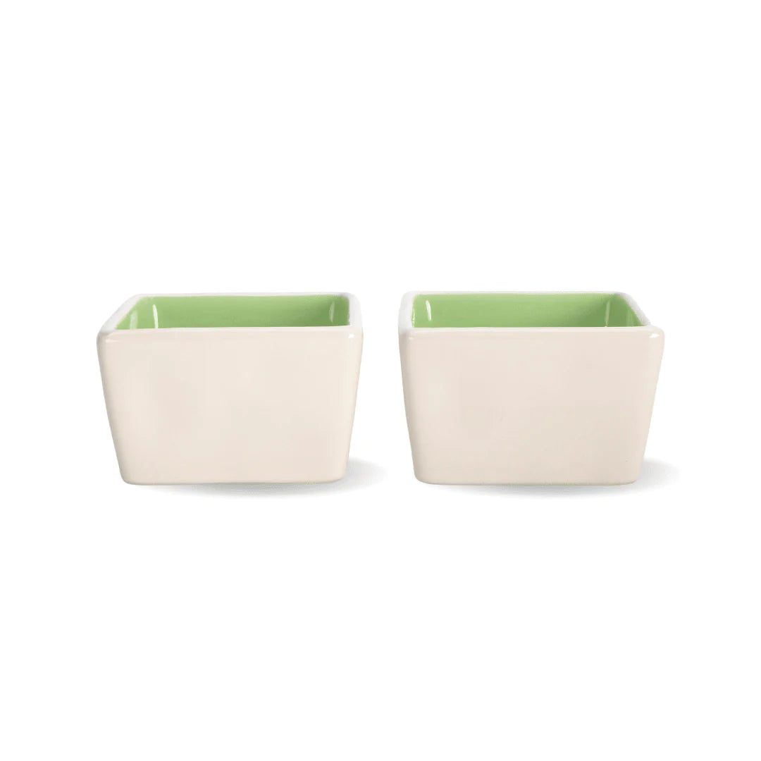 Rae Dunn by Magenta, Lime Green Savor and Enjoy Pinch Dishes, Decorative Bowls