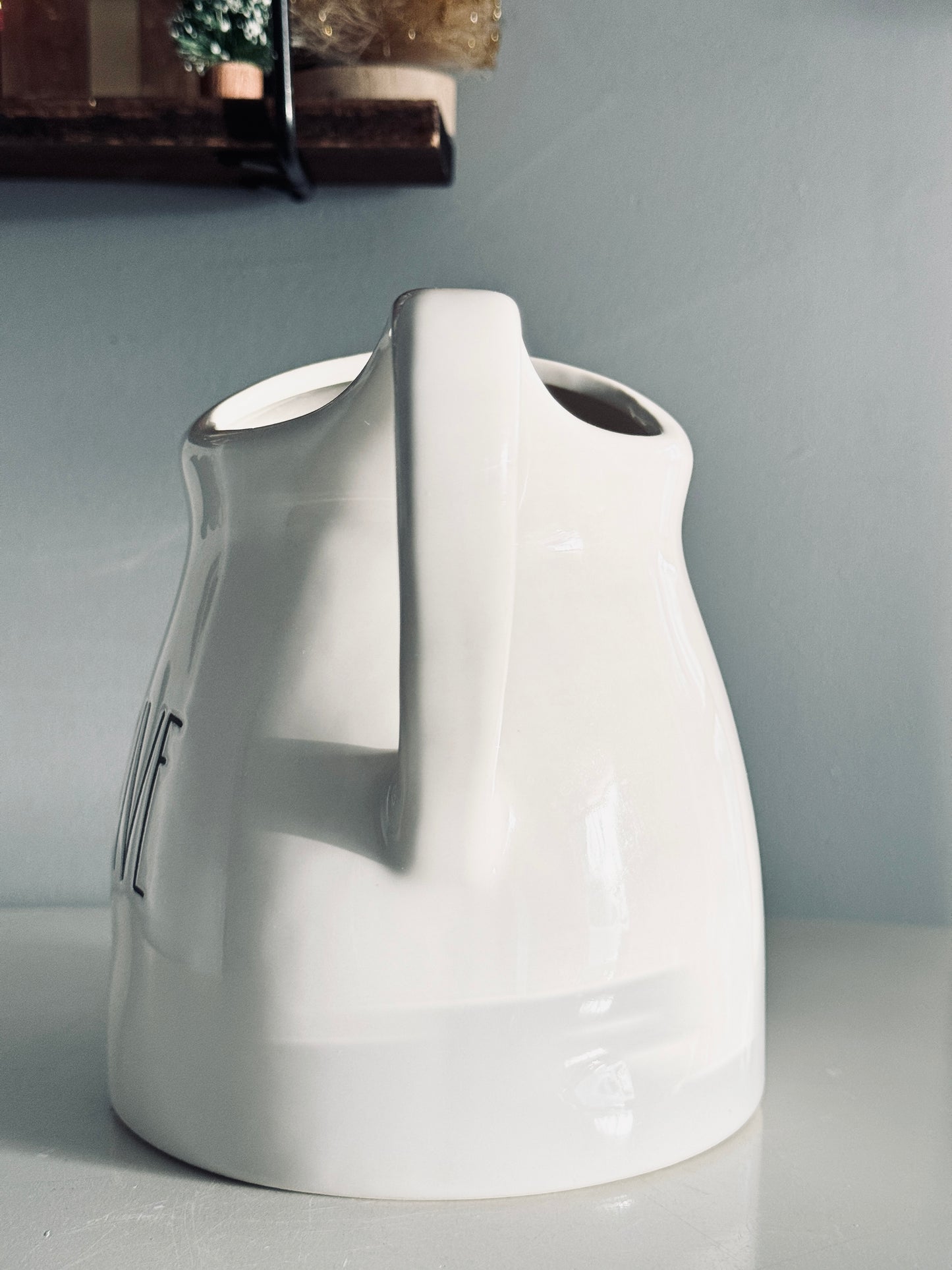 Rae Dunn by Magenta, Medium Ceramic Thrive Watering Can