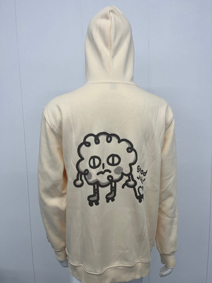 SHINZOU: Embroidered thick hoodie-4
