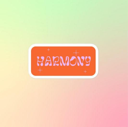 Harmony Bubble Sticker