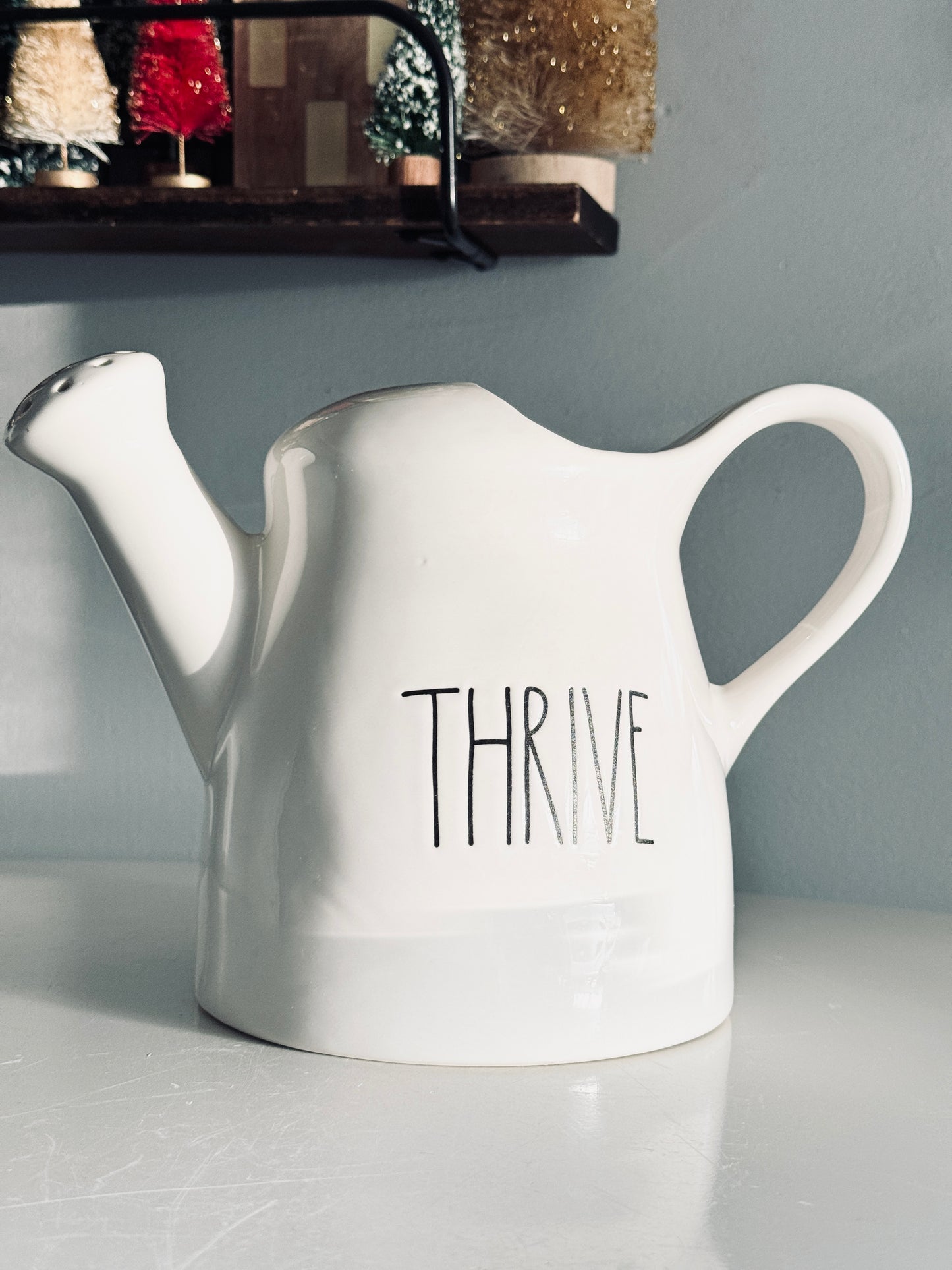 Rae Dunn by Magenta, Medium Ceramic Thrive Watering Can