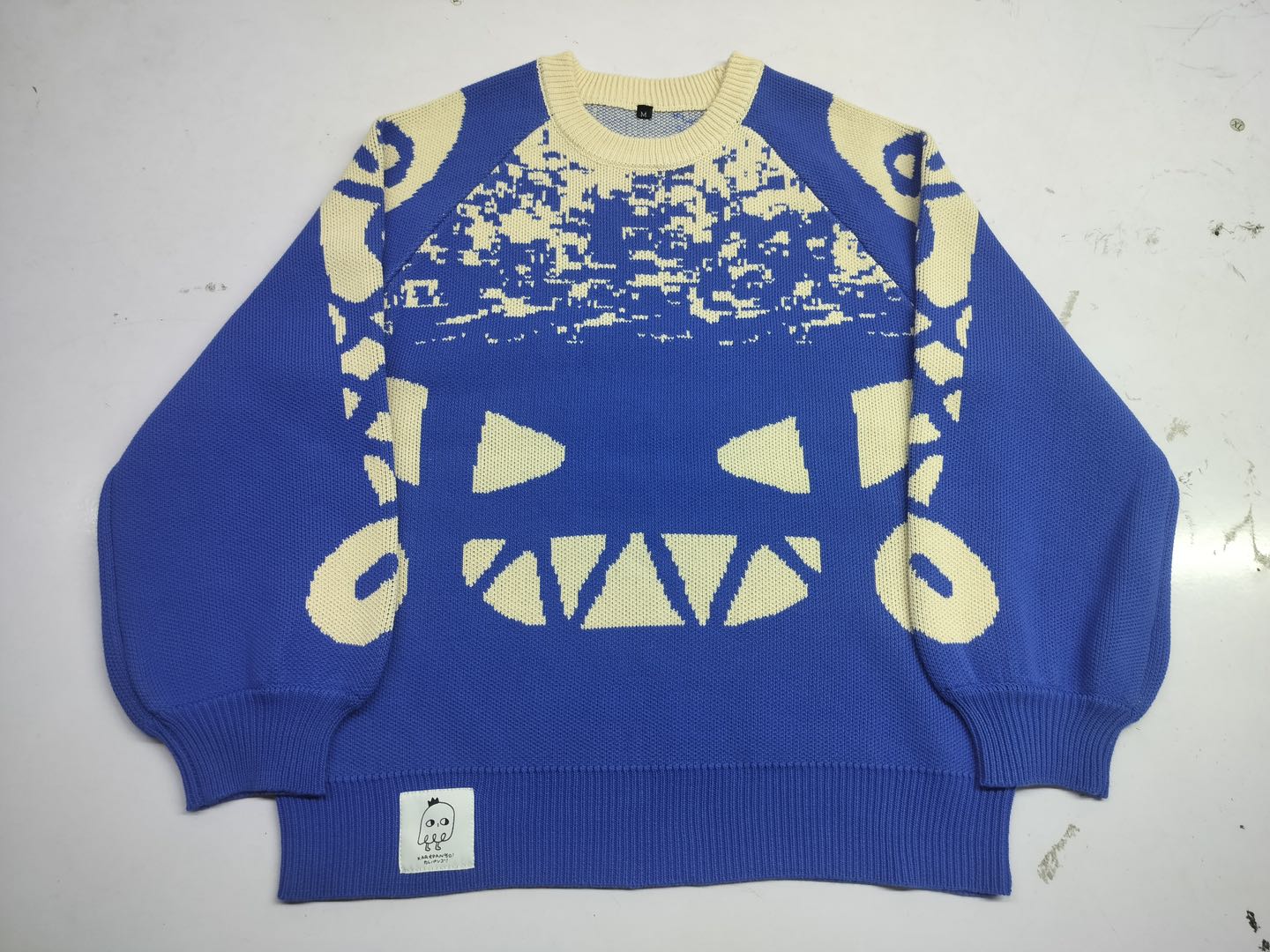 AKUMA: Thick knit jacquard sweater-2