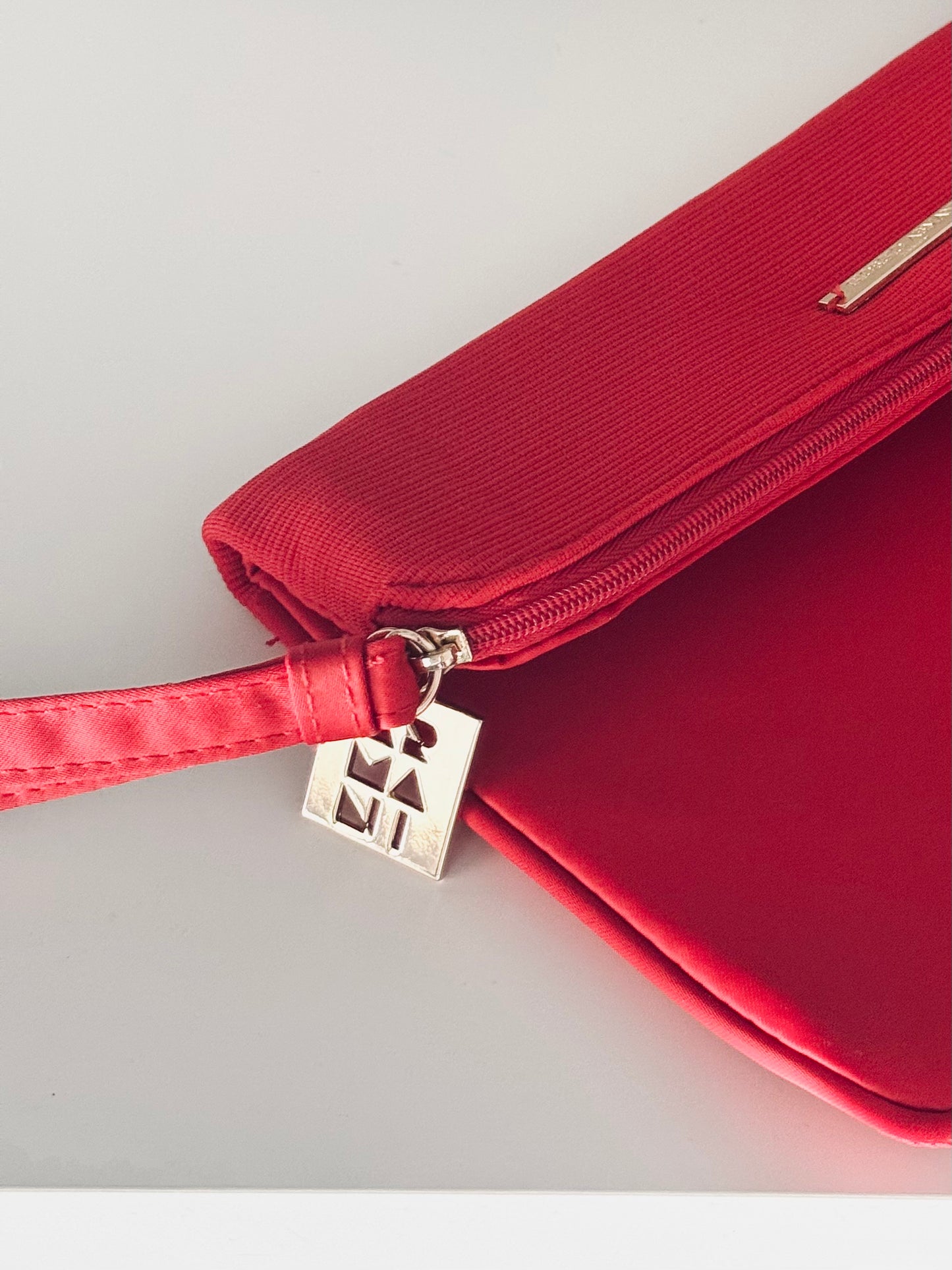 Giorgio Armani, Beauty Pochette, Red Rouge Folded Makeup Clutch