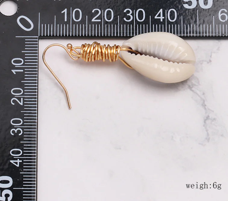 Bohemian Shell Conch Earrings