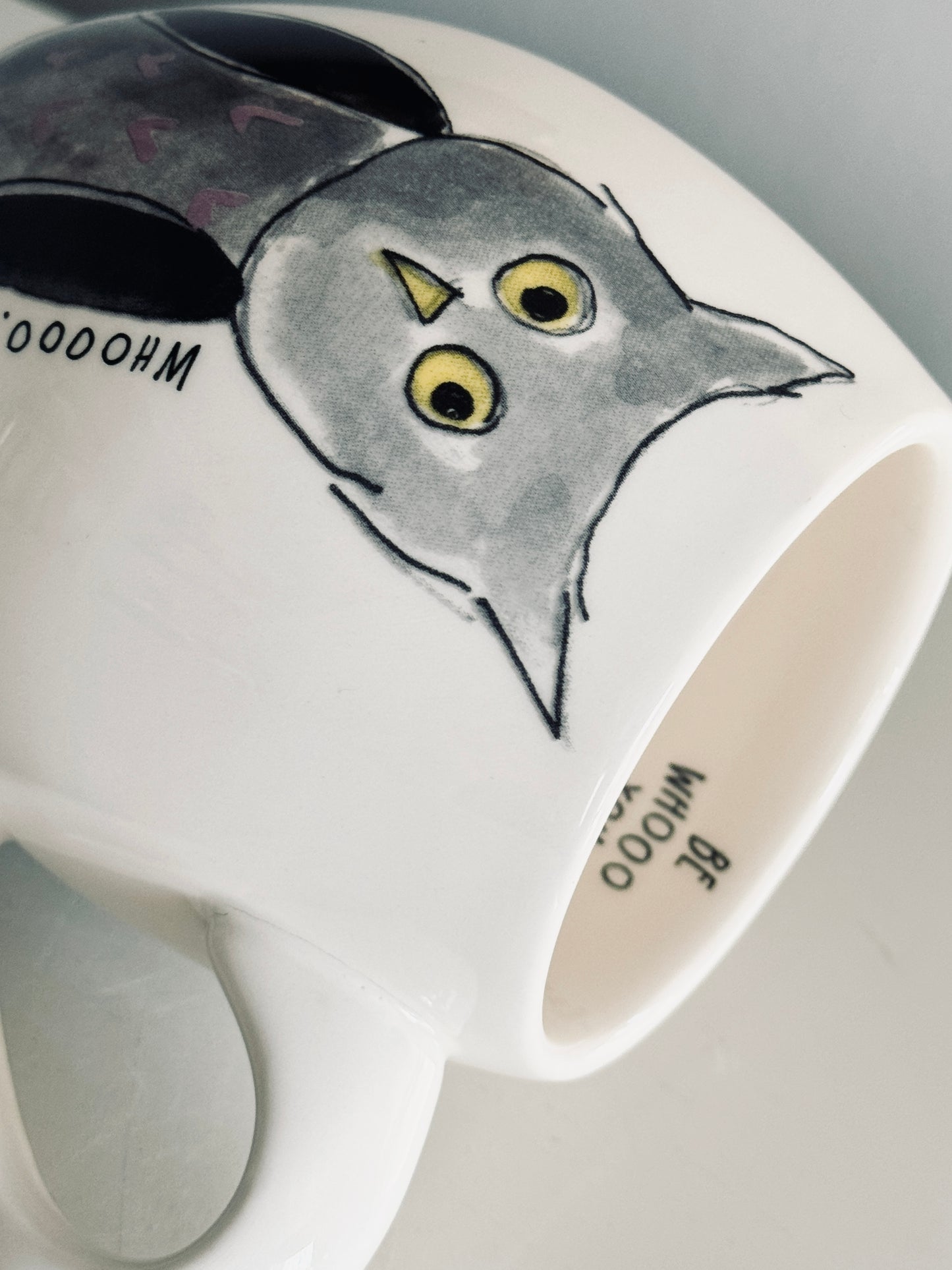 Rae Dunn by Magenta, Be Whooo You Are Ceramic Coffee Mug with Owl Icon