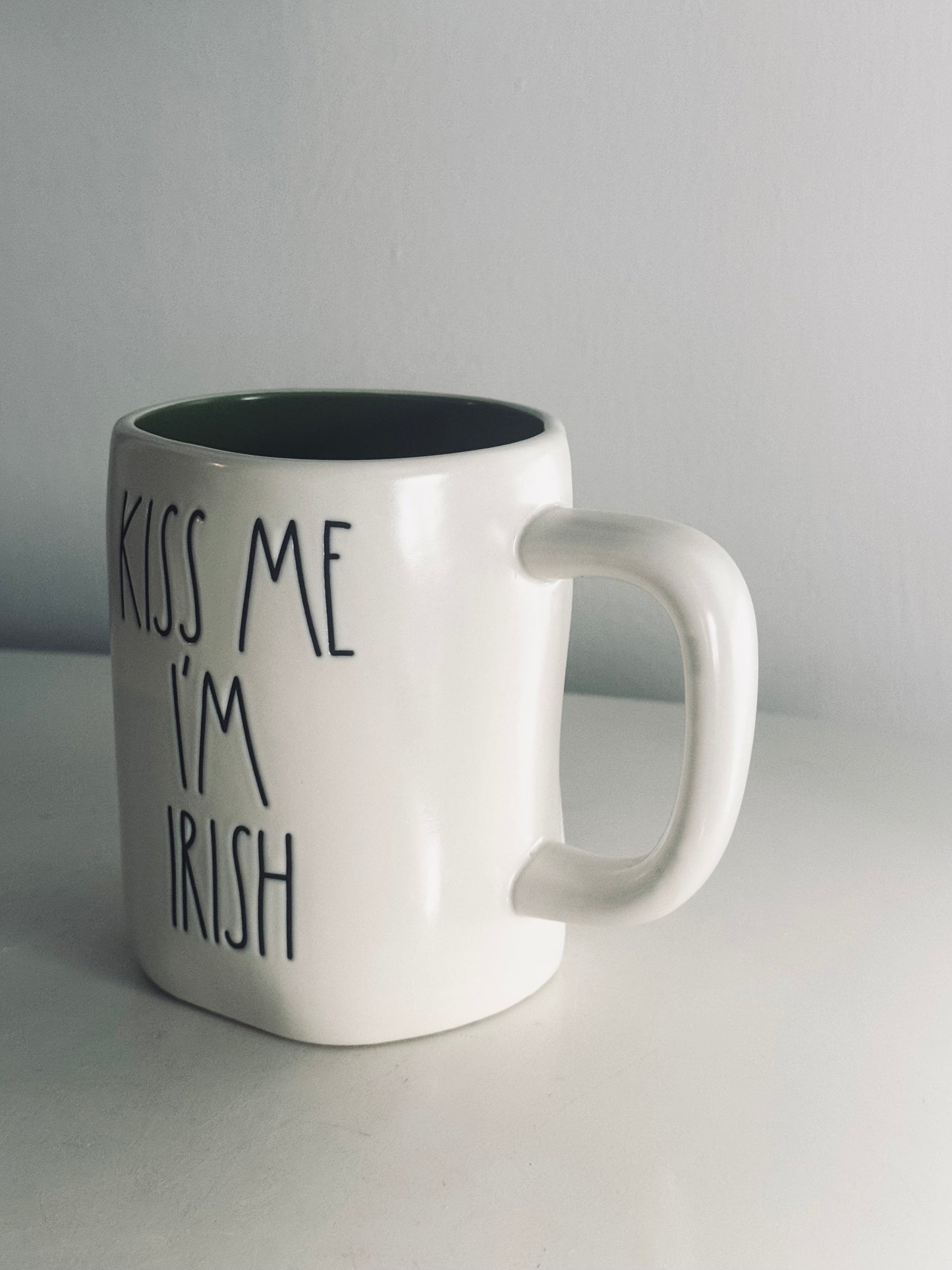 Rae Dunn by Magenta, Kiss Me I’m Irish St. Patrick’s Day Inspired Coffee Mug