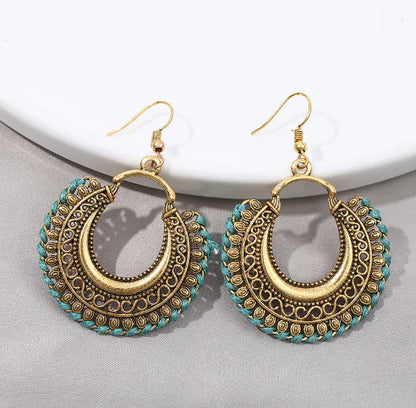 Delicate Boho Women's Earrings with Retro Tassels