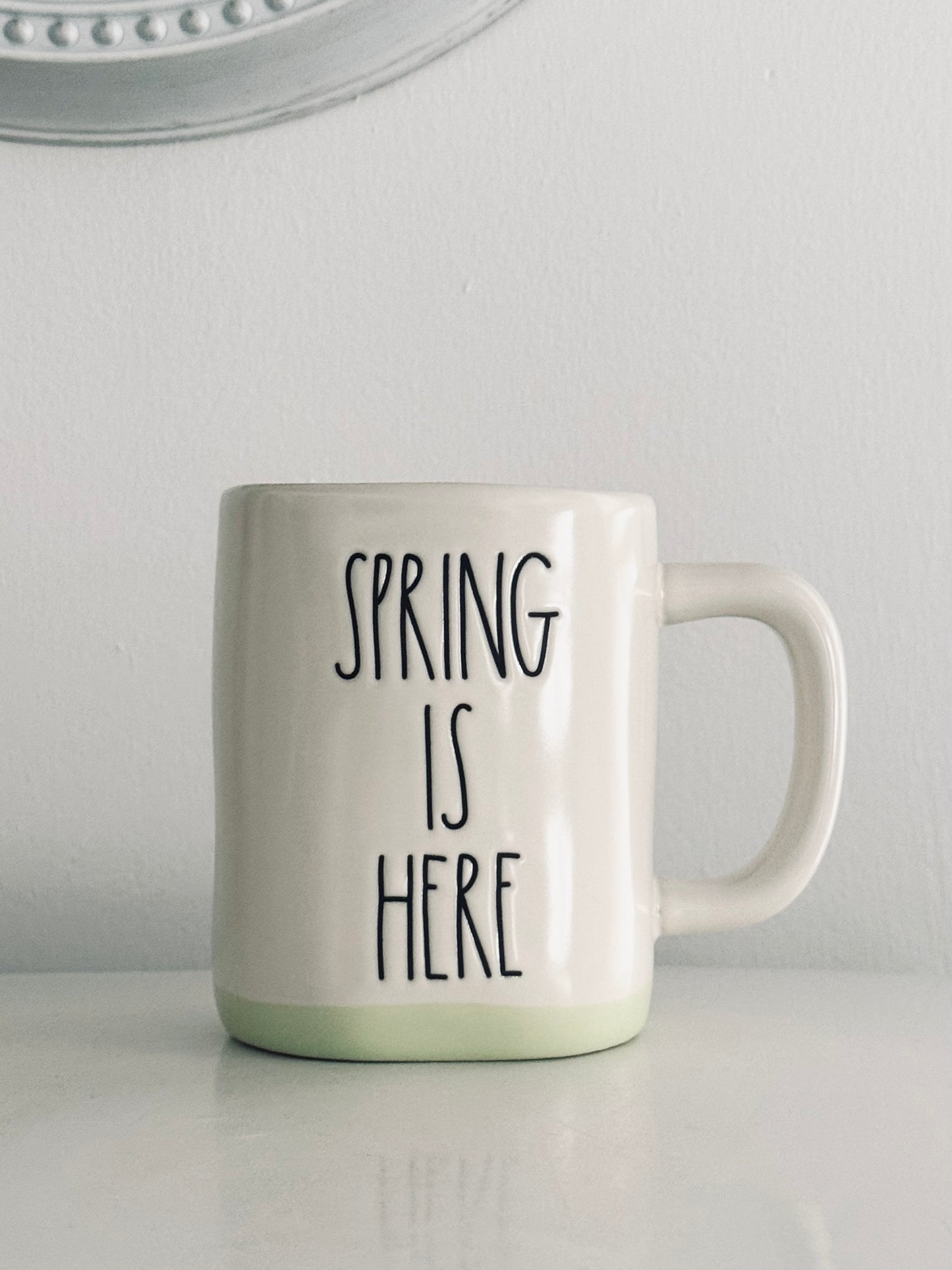 Rae Dunn by Magenta, Spring Is Here Coffee Tea Mug Kitchen Accents