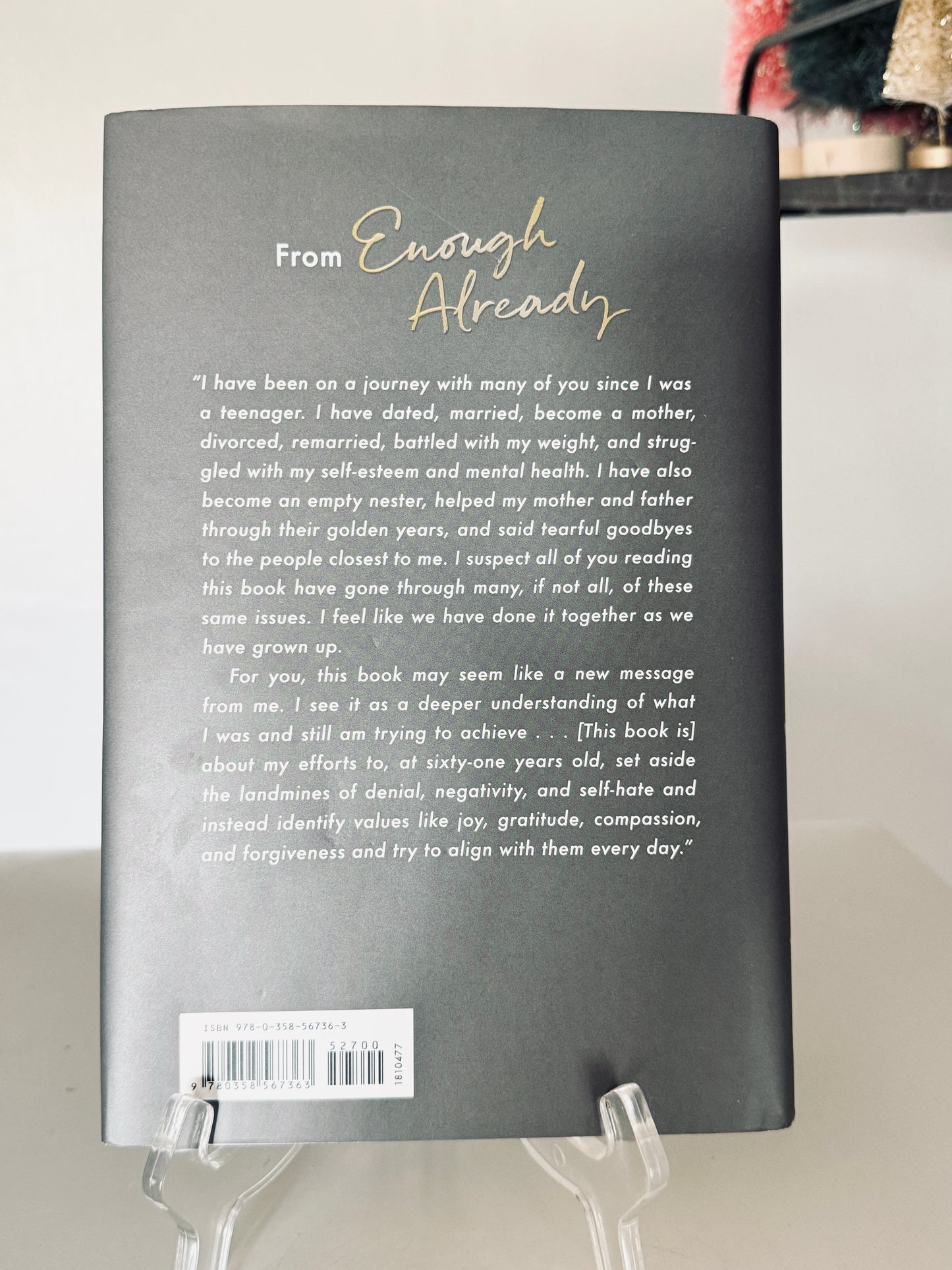 Valerie Bertinelli, Enough Already: Learning to Love the Way I Am Today, New