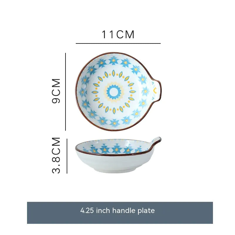 Bohemian Ceramic Seasoning Dish