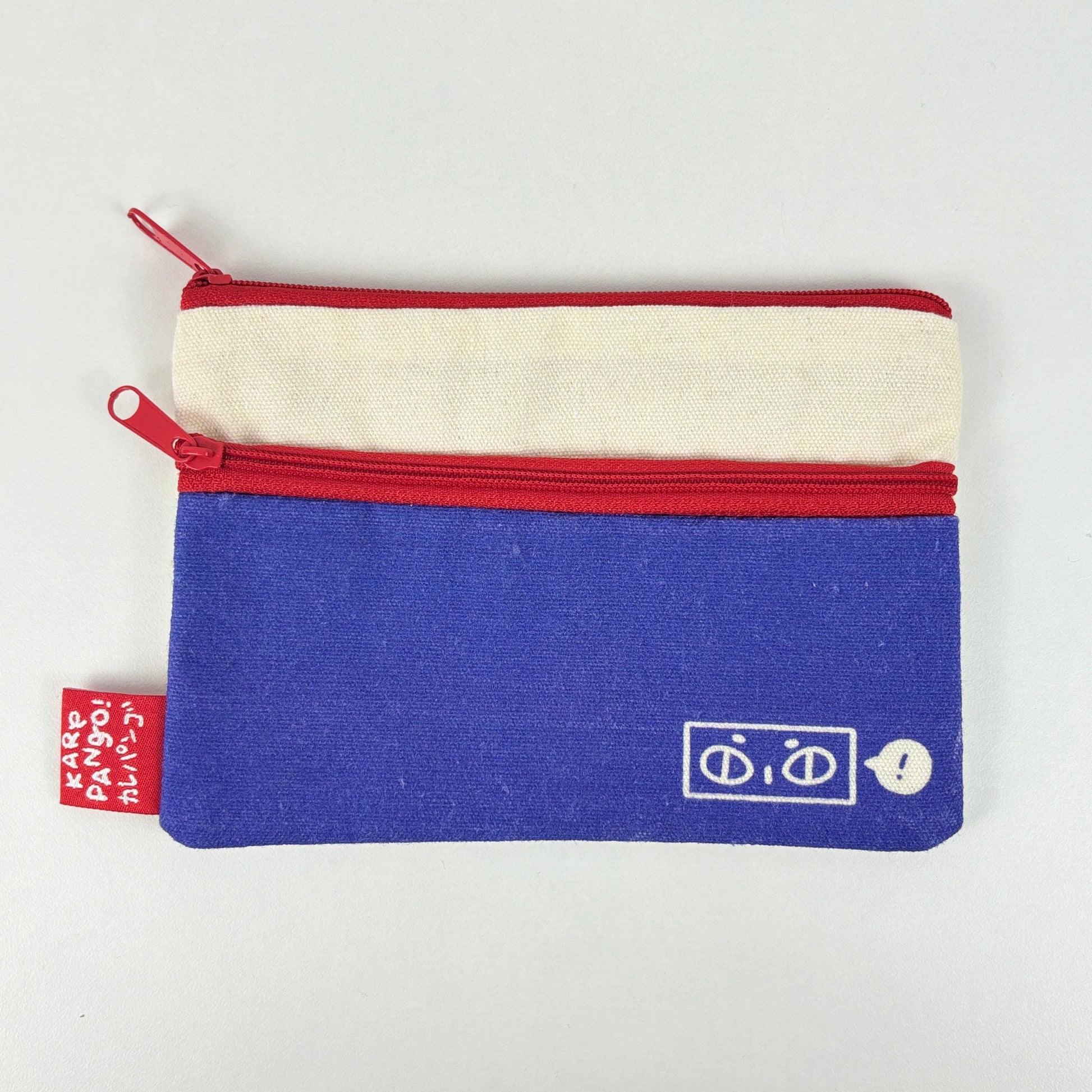 SHAI: Canvas cosmetic bag with pocket-1