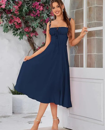 Bohemian Floral Midi Tank Dress