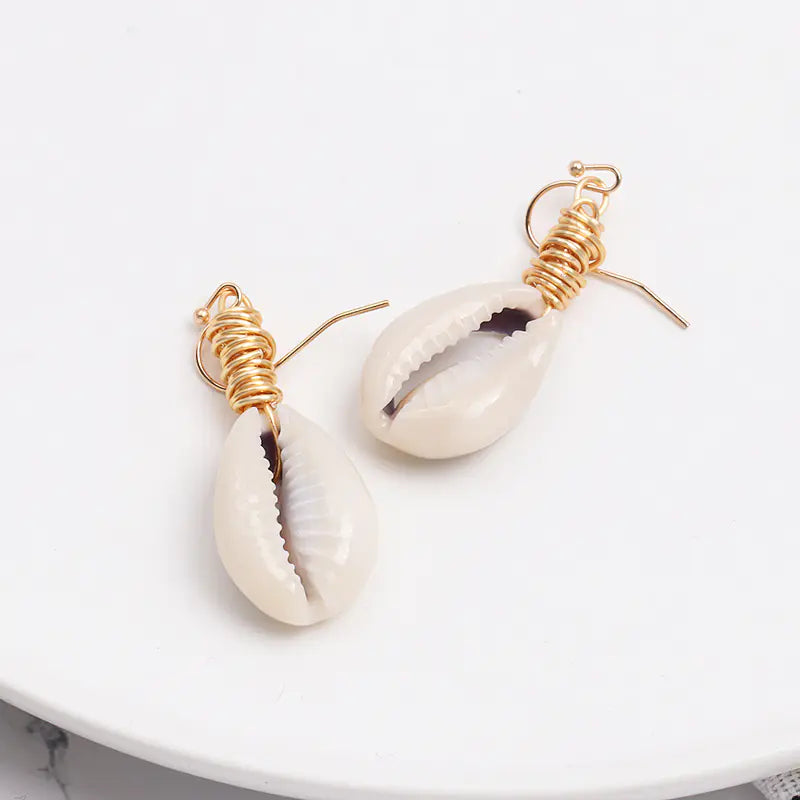 Bohemian Shell Conch Earrings