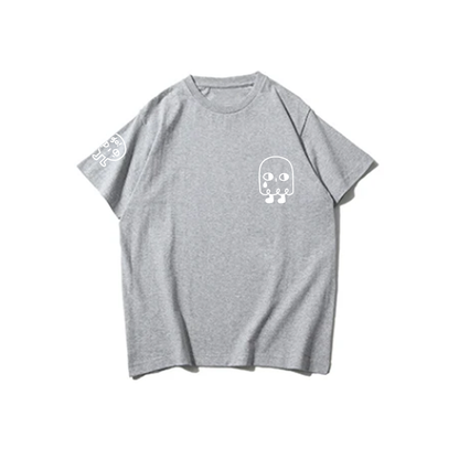 OVERTHINKING: Embroidered short sleeve t-shirt-2