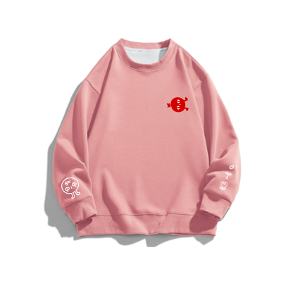PANPAN: Embroidered long-sleeve thick sweater-3