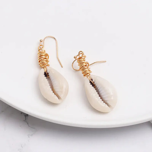 Bohemian Shell Conch Earrings