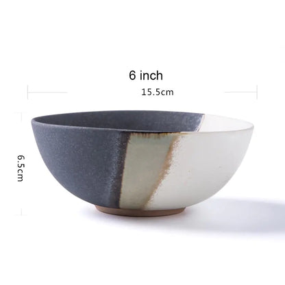 Japanese Style Frosted Ceramic Bowl for Dining