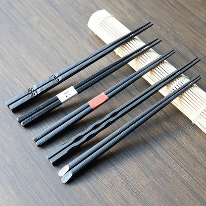 Alloy Tipped Chopsticks for Home and Restaurant Use