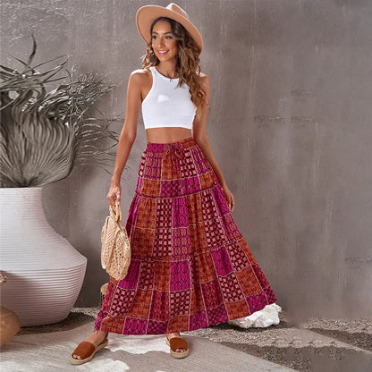 Bohemian Ethnic Style Skirt for Women
