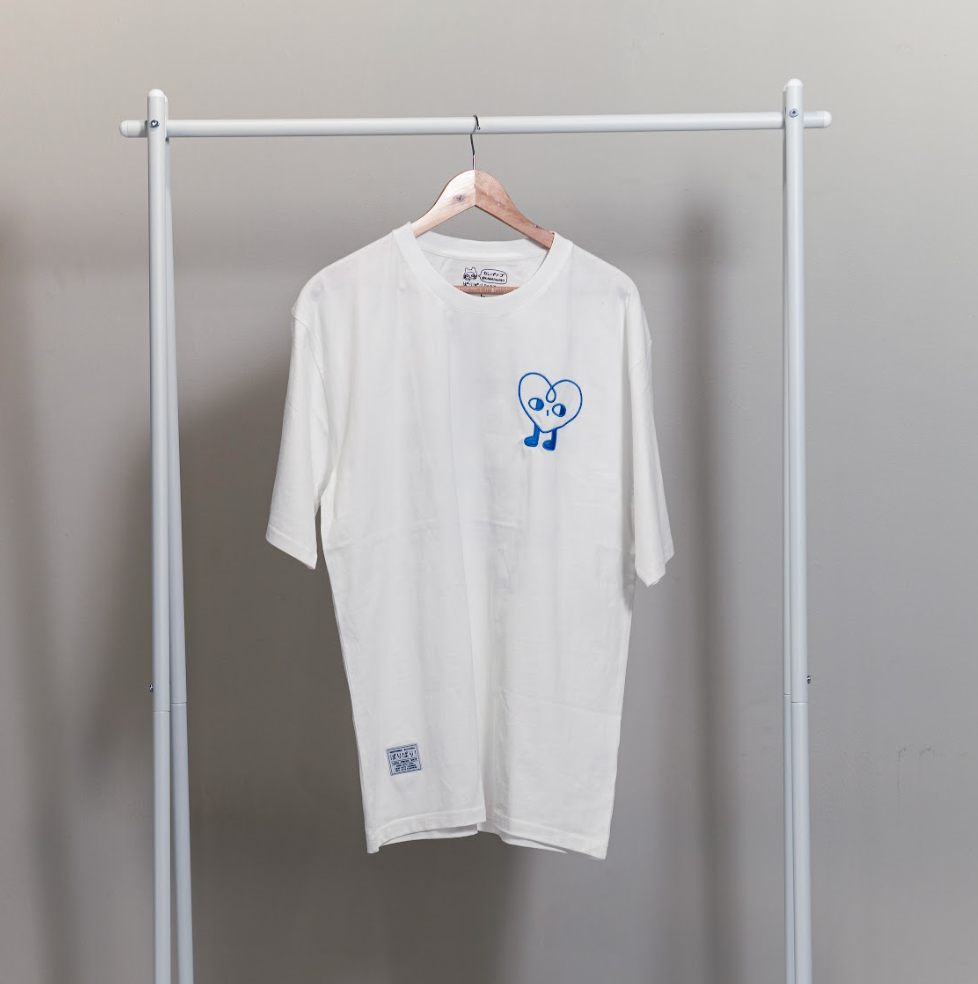 GROWING UP MEANS FORGIVING THE PAST VERSIONS OF YOU: Embroidered short sleeve t-shirt-1