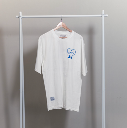GROWING UP MEANS FORGIVING THE PAST VERSIONS OF YOU: Embroidered short sleeve t-shirt-1