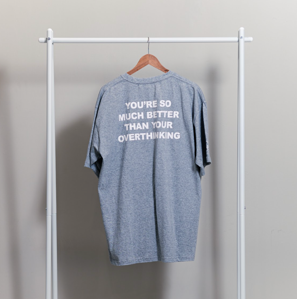 OVERTHINKING: Embroidered short sleeve t-shirt-0
