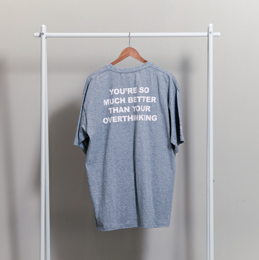 OVERTHINKING: Embroidered short sleeve t-shirt-0