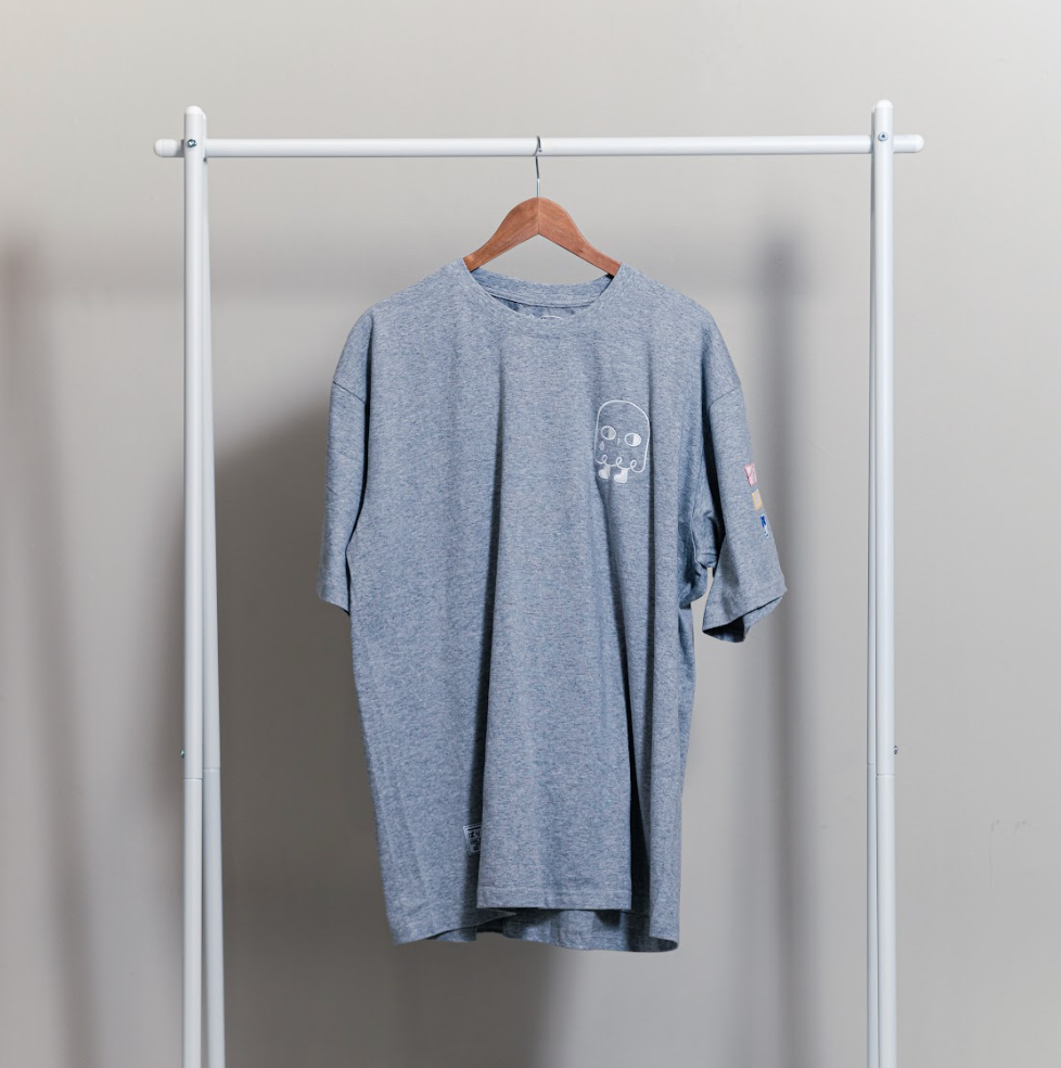 OVERTHINKING: Embroidered short sleeve t-shirt-1
