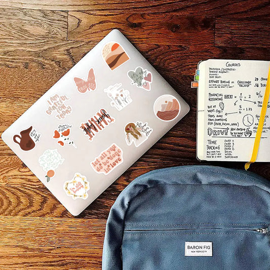 Boho Vintage Inspirational Stickers for Various Surfaces