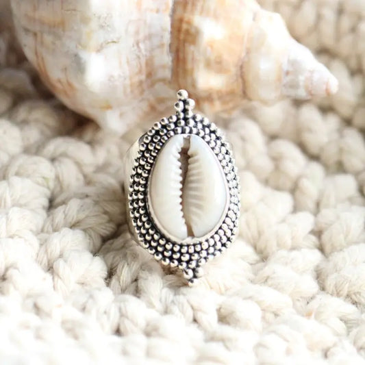 Boho Fashion Natural Shell Starfish Ring