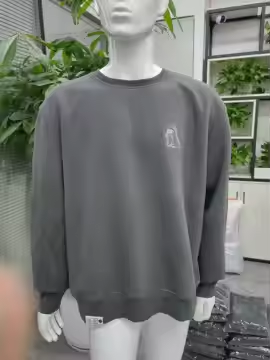 KYOURYUU: Embroidered long-sleeve thick sweater-1