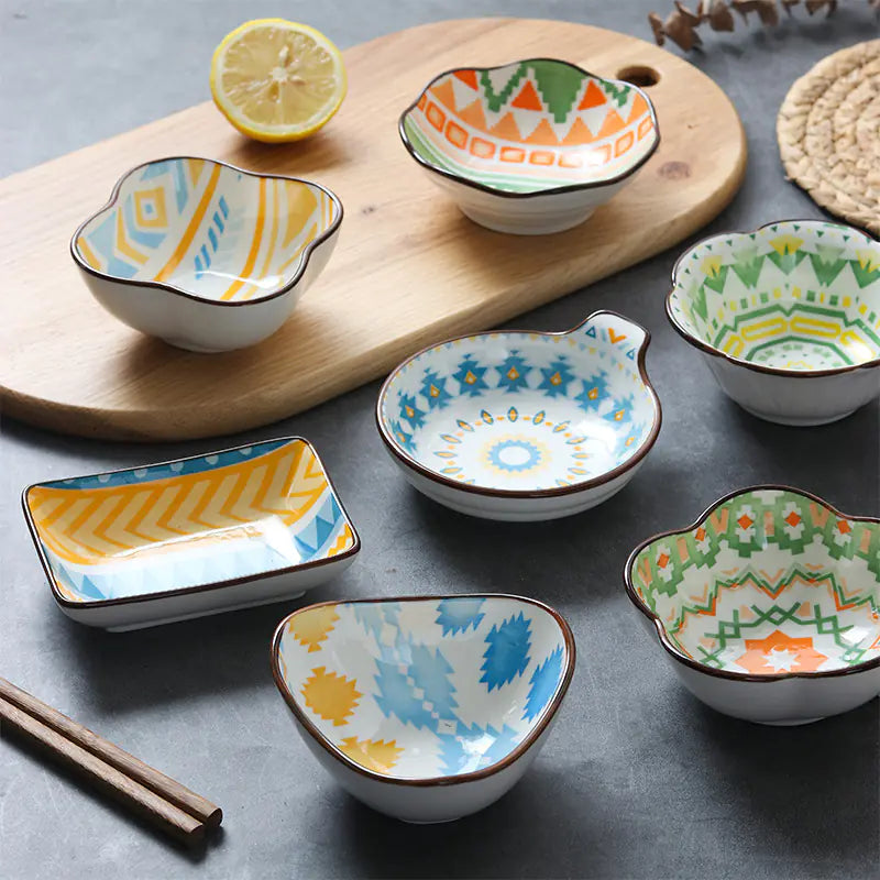 Bohemian Ceramic Seasoning Dish