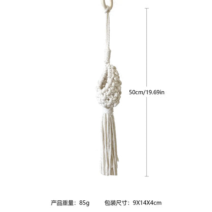 Bohemian Handmade Woven Tapestry Planter Decor