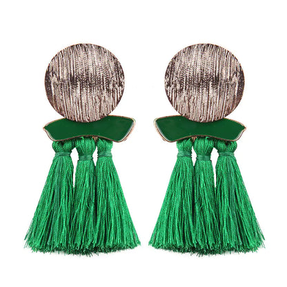 Ethnic Boho Tassel Earrings