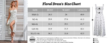 Bohemian Floral Midi Tank Dress