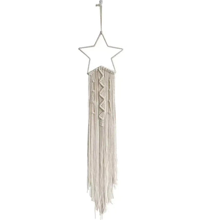 Boho Hand Woven Moon Dream Catcher