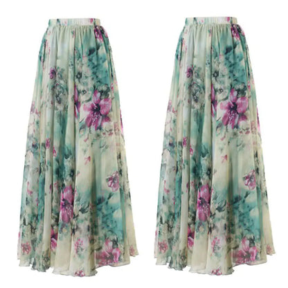 Bohemian Maxi Skirt - Women's Midi Skirt
