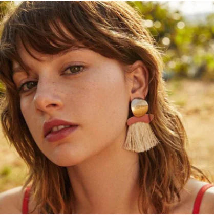 Ethnic Boho Tassel Earrings