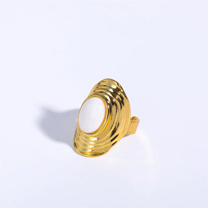 Adjustable Vintage Bohemian Natural Stone Ring