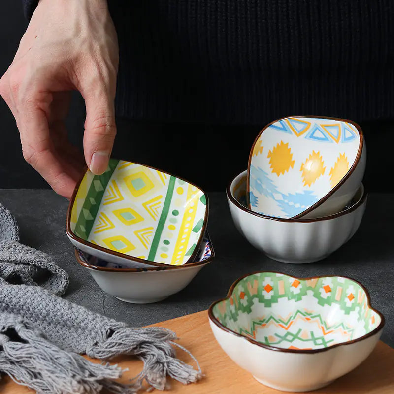 Bohemian Ceramic Seasoning Dish